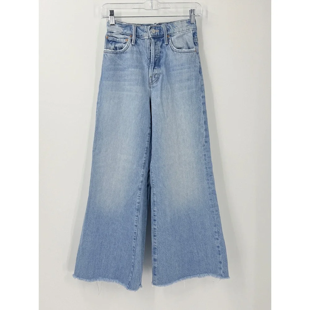Mother Superior The Ditcher Roller Skimp Jeans Womens sz 23 Wide Leg High Rise
